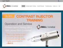 Tablet Screenshot of maullbiomedical.com